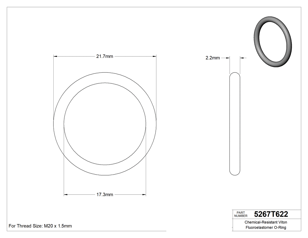 Technical drawing - 5267T621